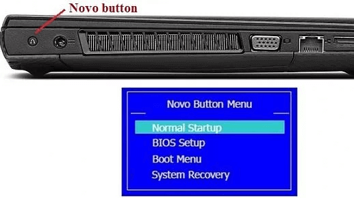 кнопка nova lenovo