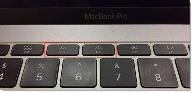 подсветка клавиатуры на Mac